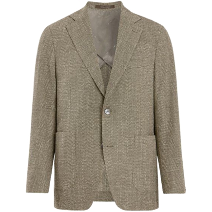 Oscar Jacobson Ferry Patch Soft Blazer