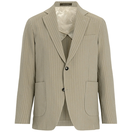Oscar Jacobson Ferry Patch Stripe Blazer