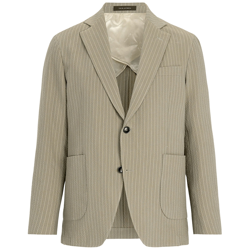 Oscar Jacobson Ferry Patch Stripe Blazer