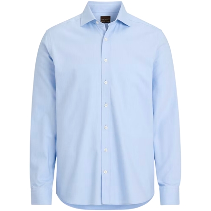Oscar Jacobson Reg Fit Brushed Flannel Skjorte