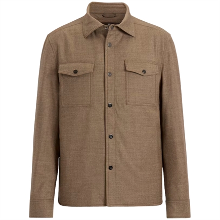 Oscar Jacobson Regular Fit Padded Flannel Overskjorte