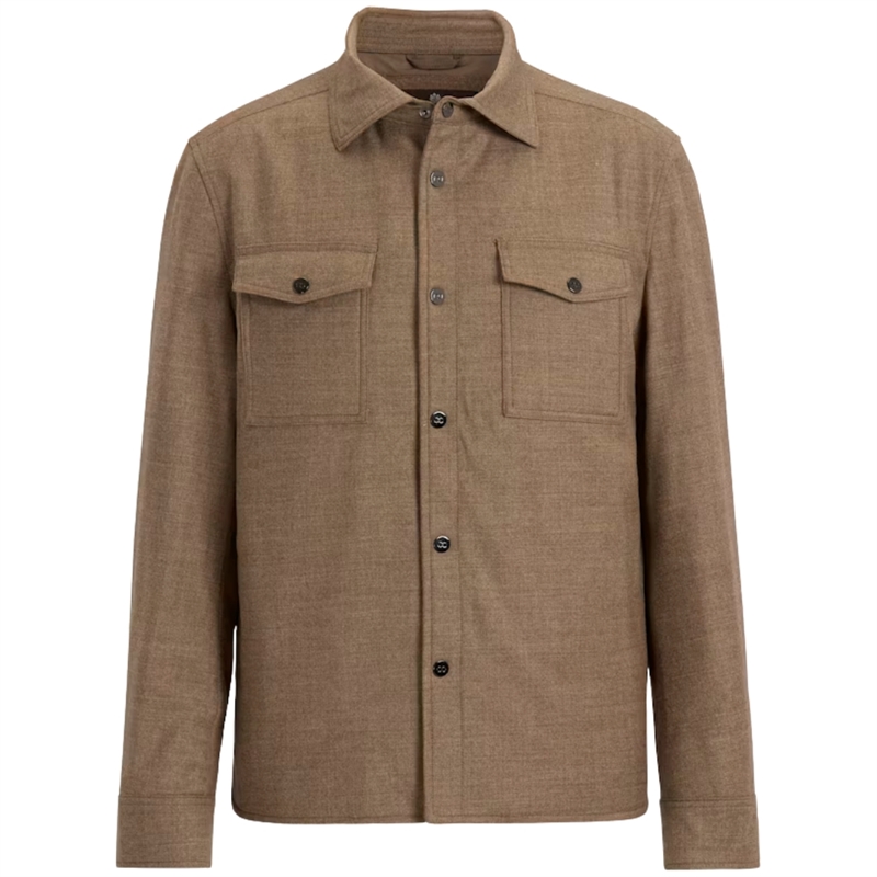 Oscar Jacobson Regular Fit Padded Flannel Overskjorte