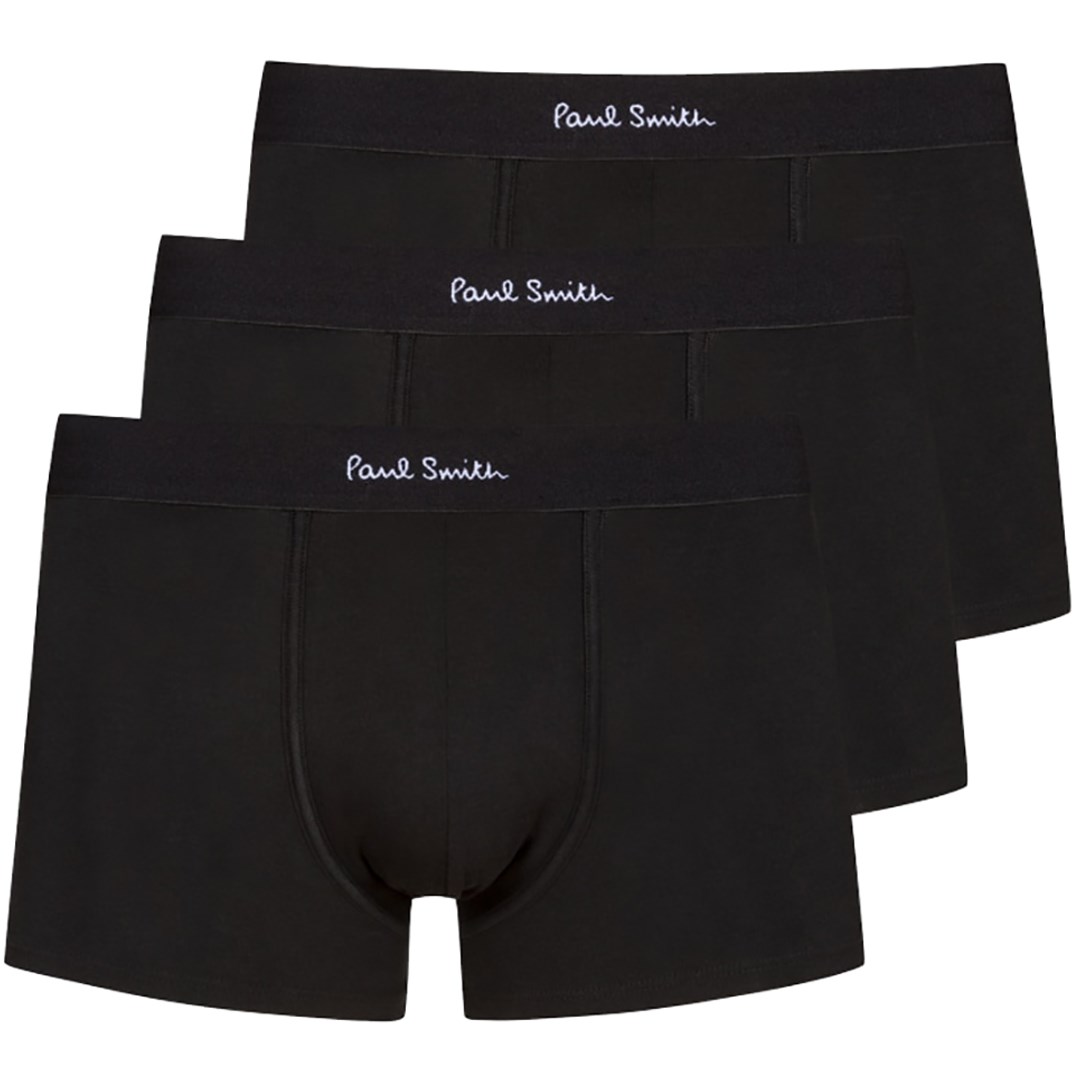 Indien Tidligere Selskabelig Paul Smith Three Pack Briefs Boxershorts - Black | Coast