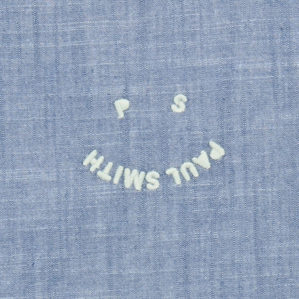 Paul Smith Casual Fit PS Happy Logo Skjorte