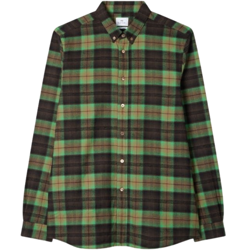 Paul Smith Check Cotton Skjorte