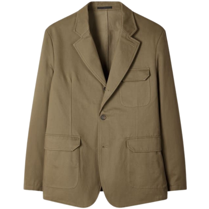 Paul Smith Cotton-Twill Utility Blazer