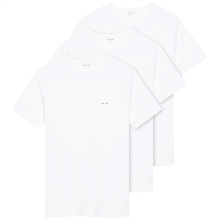 Paul Smith Organic Cotton Logo Lounge T-shirts Three Pack