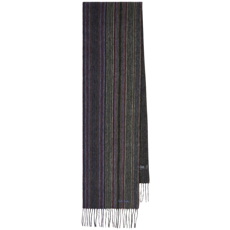 Paul Smith Stripe Lambswool Tørklæde