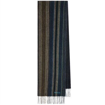 Paul Smith Stripe Lambswool Tørklæde