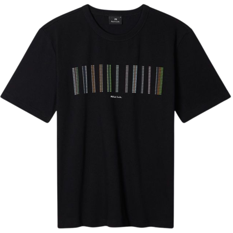 Paul Smith Stitch Stripe Print T-shirt