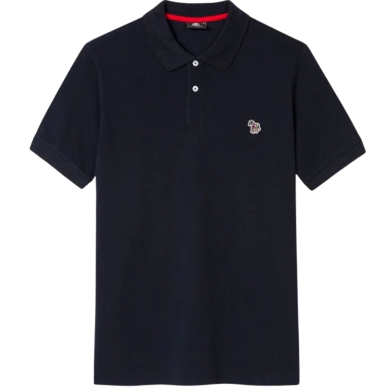 Paul Smith Cotton Pique Zebra Logo Polo T-shirt