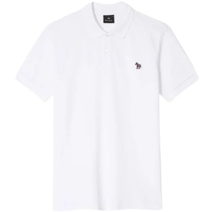 Paul Smith Cotton Pique Zebra Logo Polo T-shirt