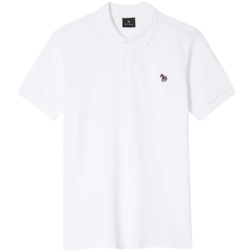 Paul Smith Cotton Pique Zebra Logo Polo T-shirt