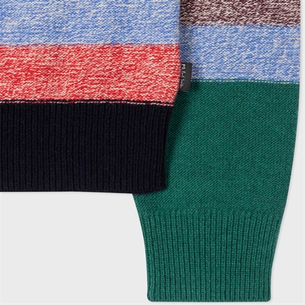 Paul Smith Wool Blend Multi Stripe Sweater