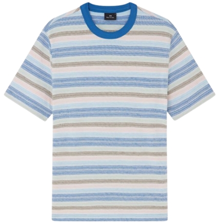 Paul Smith Pastel Multi Yarn-Dye Stripe T-shirt