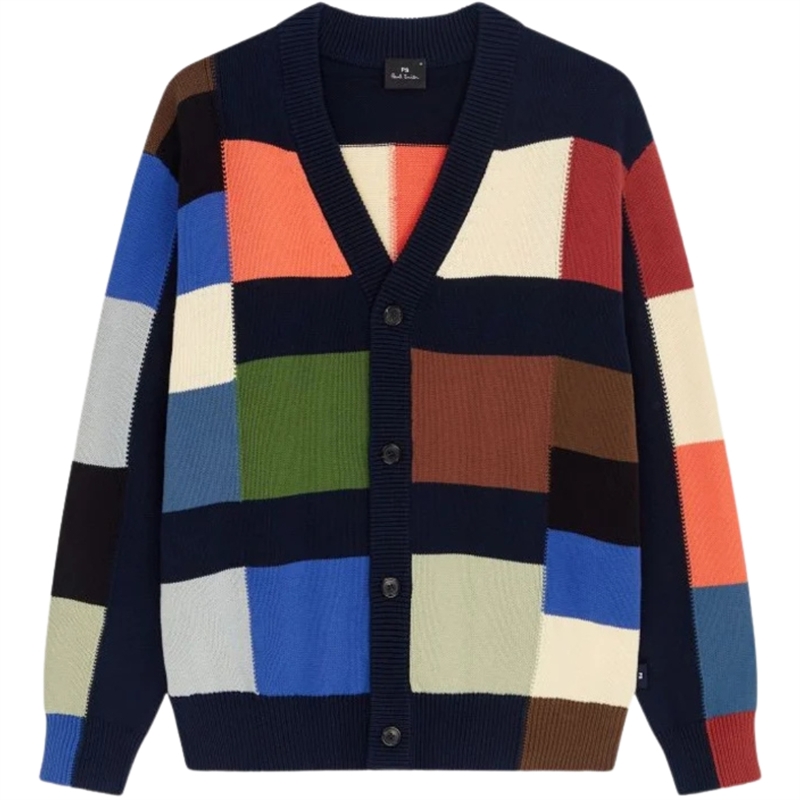 Paul Smith Patchwork Cotton Cardigan