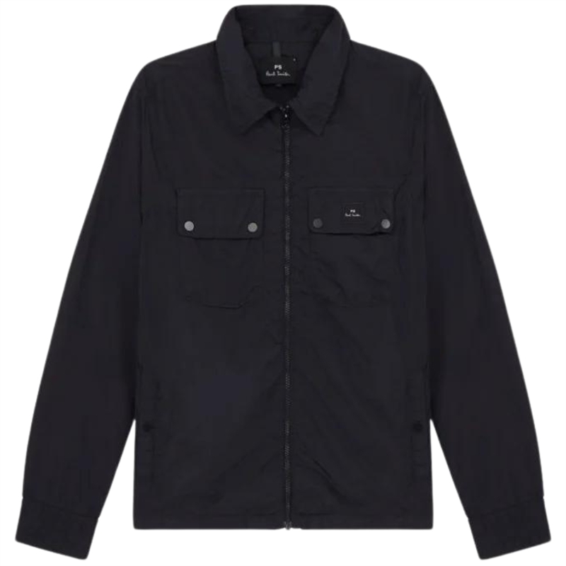 Paul Smith Recycled-Nylon Zip Shirt Jakke