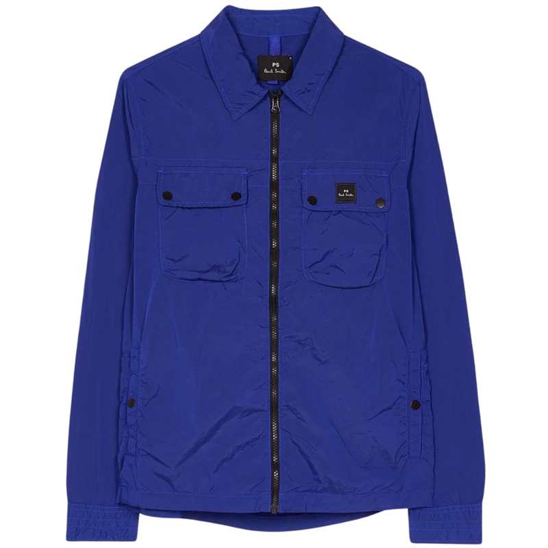 Paul Smith Recycled-Nylon Zip Shirt Jakke