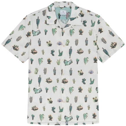 Paul Smith Short Sleeve Prickly Pear Skjorte