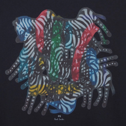 Paul Smith Zebra Kaleidoscope Print Sweatshirt