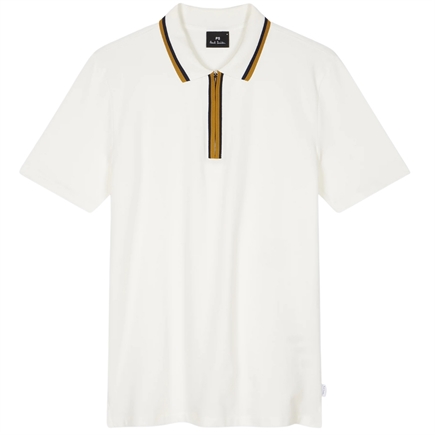 Paul Smith Kontrast Zip Polo T-shirt