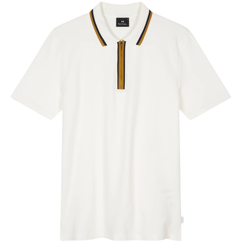 Paul Smith Kontrast Zip Polo T-shirt