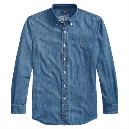 Polo Ralph Lauren Custom Fit Denim Skjorte 