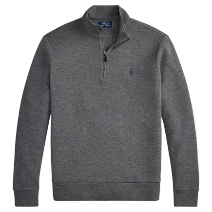 Polo Ralph Lauren Double Knit Mesh Quarter Zip Sweatshirt