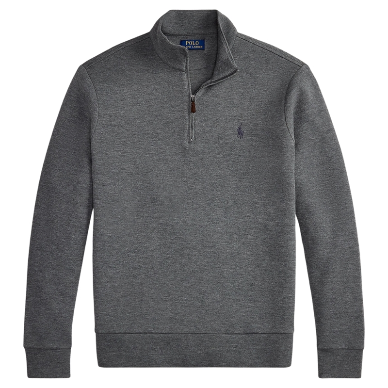 Polo Ralph Lauren Double Knit Mesh Quarter Zip Sweatshirt