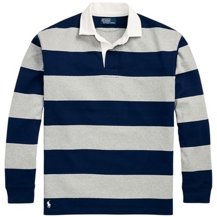 Polo Ralph Lauren Striped Jersey Rugby LS Polo Bluse