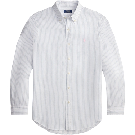 Polo Ralph Lauren Custom Fit Striped Linen Skjorte