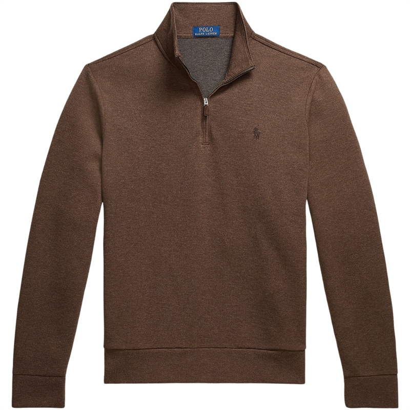 Polo Ralph Lauren Double-Knit Mesh Quarter-Zip Sweatshirt 