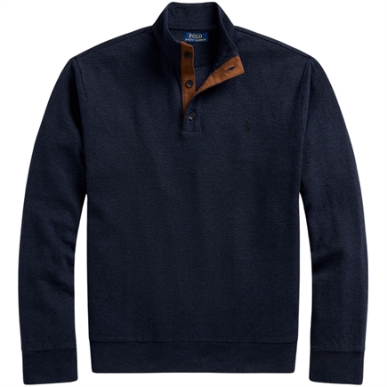 Polo Ralph Lauren Herringbone-Print Luxury Jersey Sweatshirt