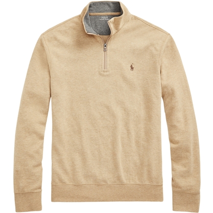 Polo Ralph Lauren Luxury Jersey Quarter-Zip Sweatshirt
