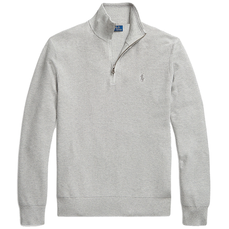 Polo Ralph Lauren Mesh-Knit Quarter-Zip Sweatshirt