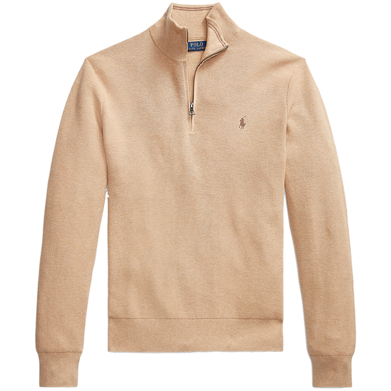 Polo Ralph Lauren Mesh-Knit Quarter-Zip Sweatshirt