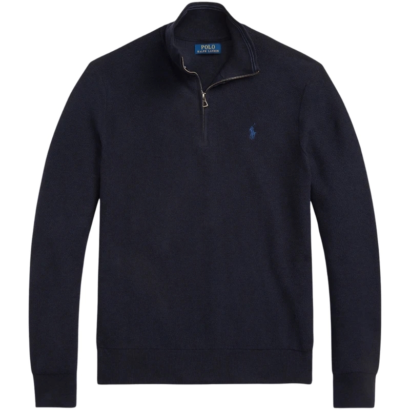 Polo Ralph Lauren Mesh-Knit Quarter-Zip Sweatshirt