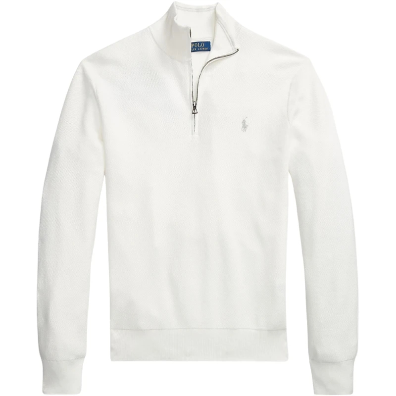 Polo Ralph Lauren Mesh-Knit Quarter-Zip Sweatshirt