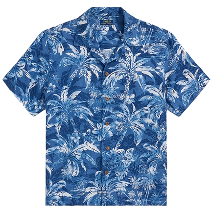 Polo Ralph Lauren Tropical Print Linen Skjorte