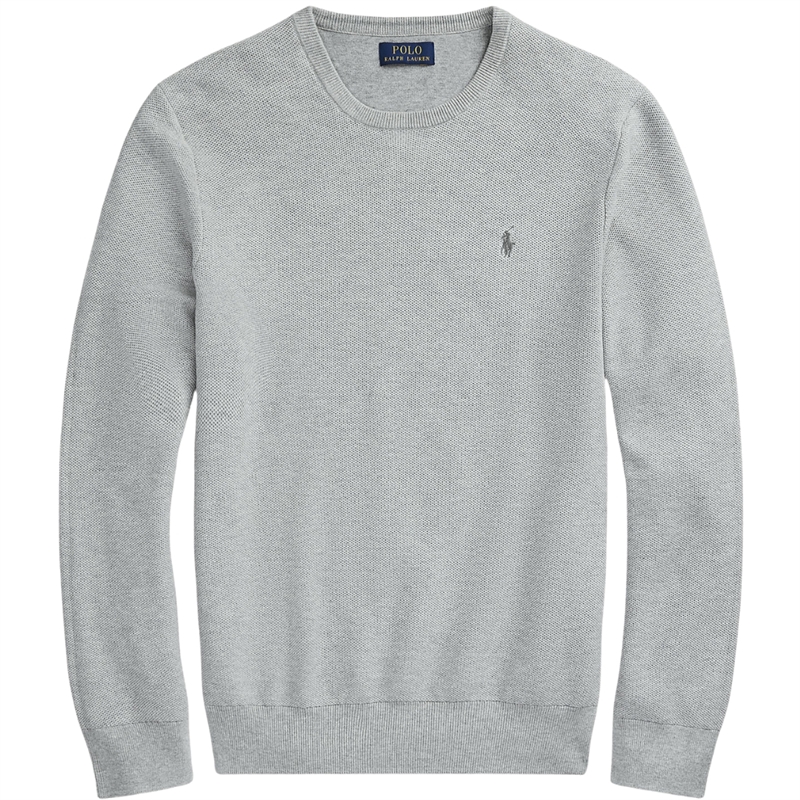 Polo Ralph Lauren Mesh-Knit Cotton Crewneck Strik