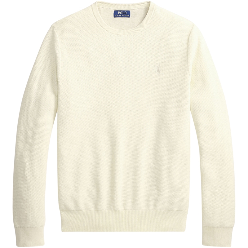 Polo Ralph Lauren Mesh-Knit Cotton Crewneck Strik