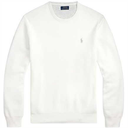 Polo Ralph Lauren Mesh-Knit Cotton Crewneck Strik