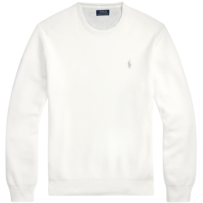 Polo Ralph Lauren Mesh-Knit Cotton Crewneck Strik