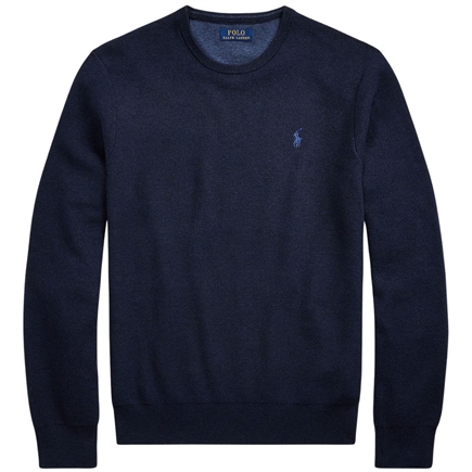 Polo Ralph Lauren Mesh-Knit Cotton Crewneck Strik
