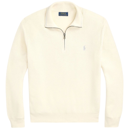 Polo Ralph Lauren Mesh-Knit Cotton Quarter-Zip Sweatshirt