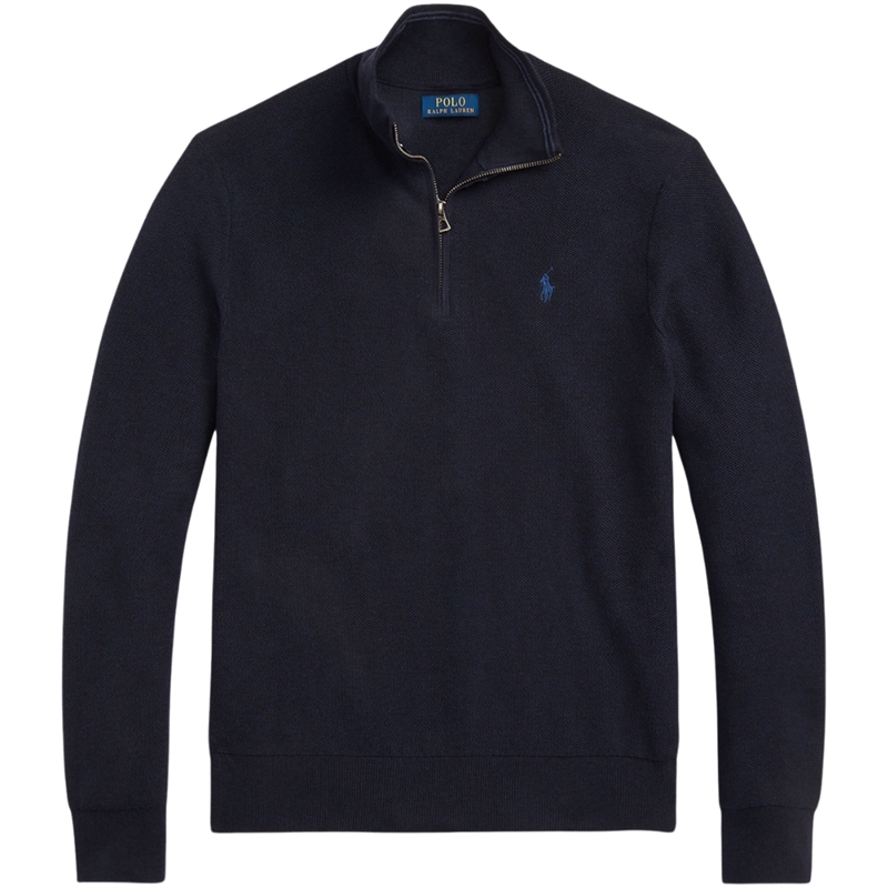 Polo Ralph Lauren Mesh-Knit Cotton Quarter-Zip Sweatshirt