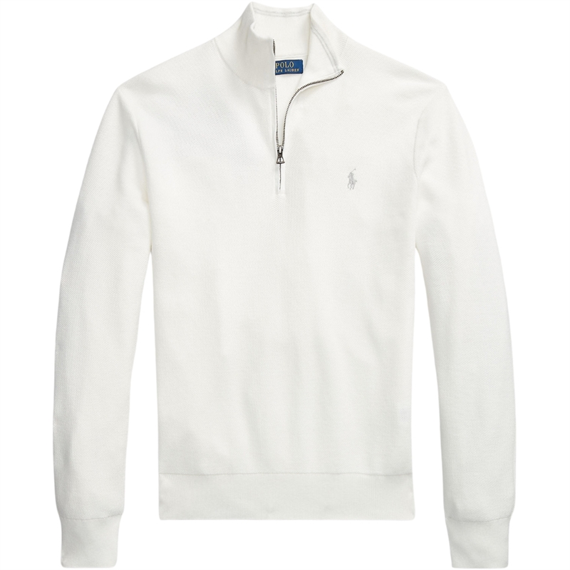 Polo Ralph Lauren Mesh-Knit Cotton Quarter-Zip Sweatshirt