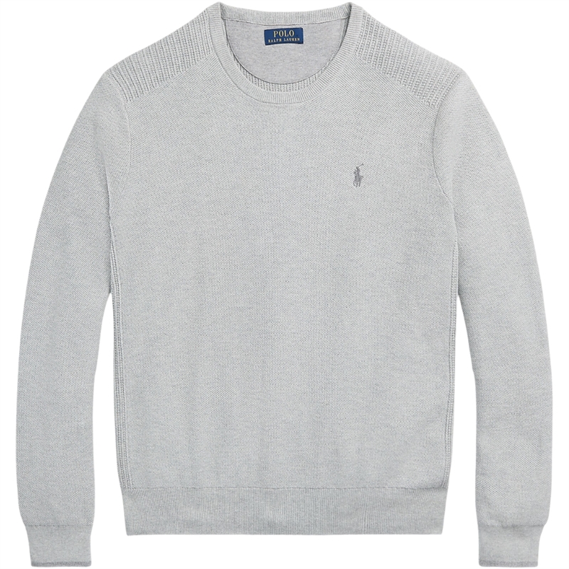 Polo Ralph Lauren Mesh-Knit Cotton Crewneck Sweatshirt