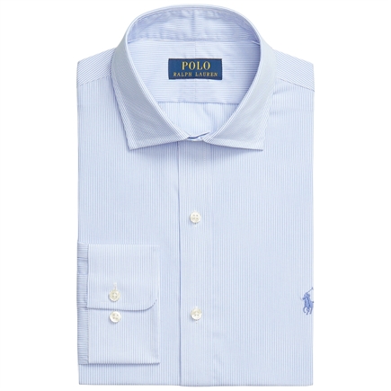 Polo Ralph Lauren Slim Fit Striped Poplin Skjorte