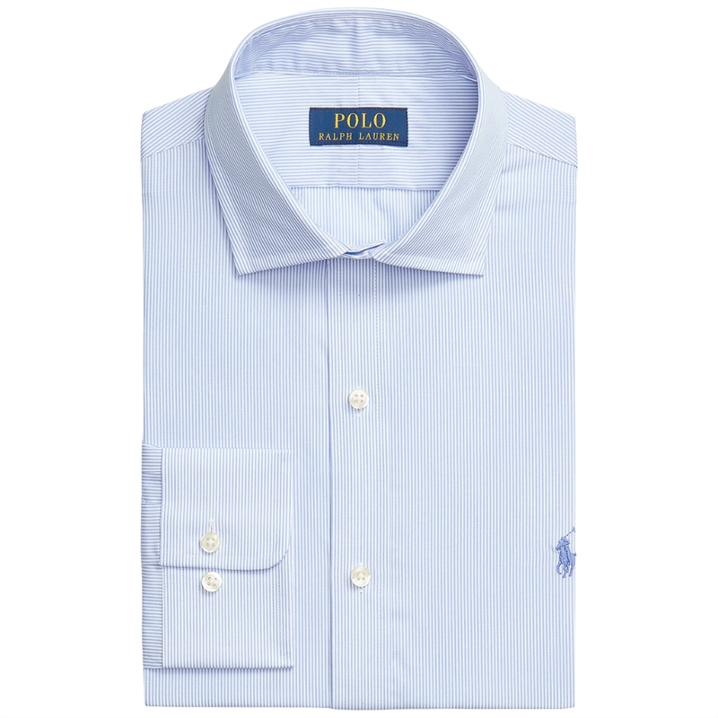 Polo Ralph Lauren Slim Fit Striped Poplin Skjorte